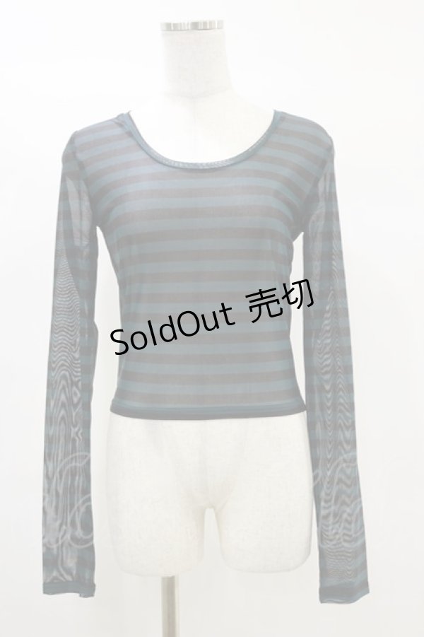 画像1: KILL STAR / Astraios Mesh Top XS グリーン H-25-03-06-031-SL-TO-KB-ZH (1)