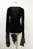 画像2: KILL STAR / Weira Hooded Top S 黒 H-25-03-06-032-SL-TO-KB-ZH (2)