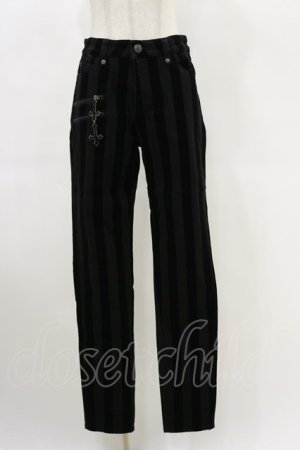 画像: KILL STAR / Walk The Plank Trousers S ブラック H-25-03-06-034-SL-PA-KB-ZH