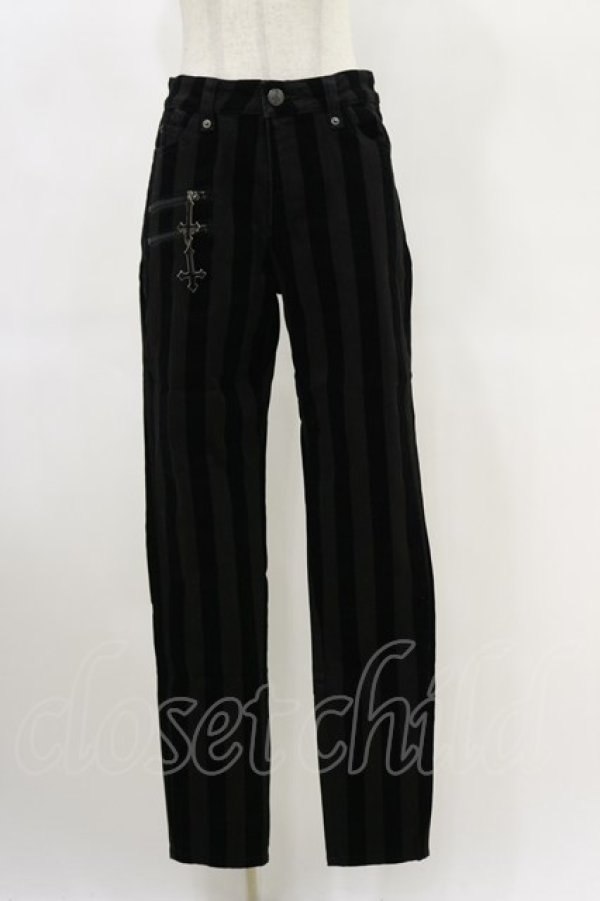画像1: KILL STAR / Walk The Plank Trousers S ブラック H-25-03-06-034-SL-PA-KB-ZH (1)