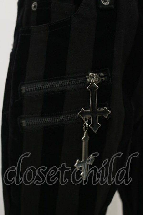 画像3: KILL STAR / Walk The Plank Trousers S ブラック H-25-03-06-034-SL-PA-KB-ZH (3)