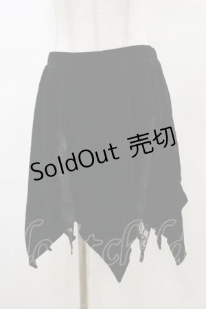 画像: 【SALE】KILL STAR / Lester Velvet Mini Skirt S 黒 H-25-03-06-041-SL-SK-KB-ZT181
