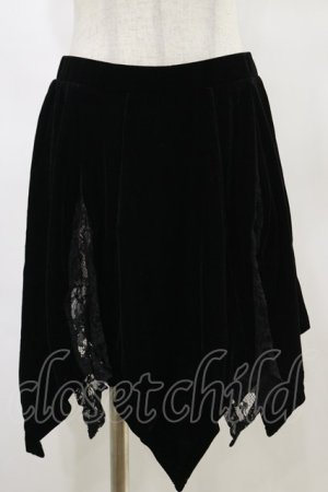 画像: KILL STAR / Lester Velvet Mini Skirt S 黒 H-25-03-06-043-SL-SK-KB-ZH