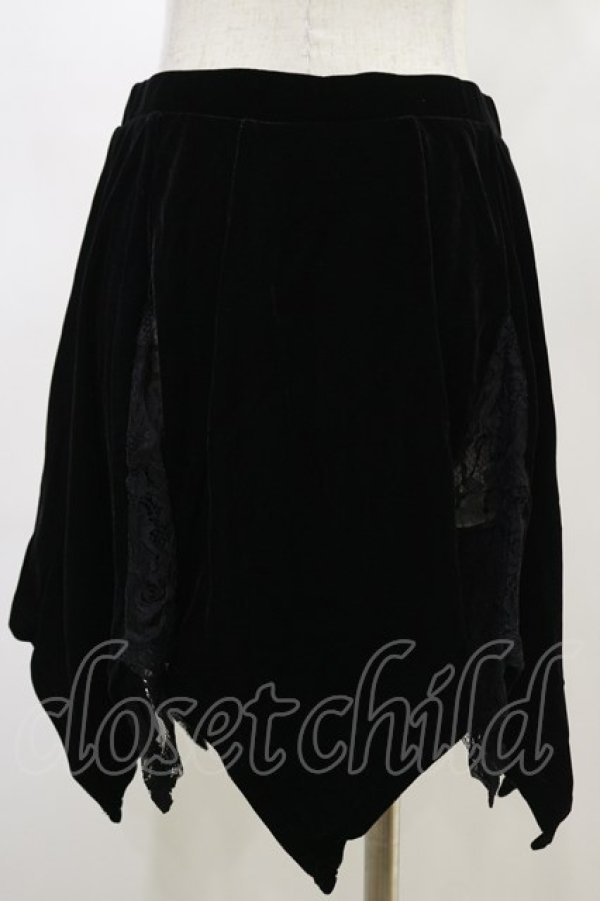 画像2: KILL STAR / Lester Velvet Mini Skirt S 黒 H-25-03-06-043-SL-SK-KB-ZH (2)