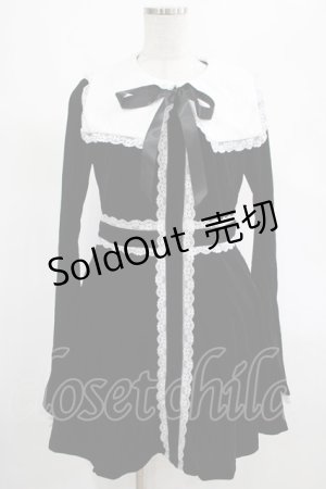 画像: KILL STAR / Infinity Coven Long Sleeve Dress M 黒×白 H-25-03-07-1001-SL-OP-KB-ZH
