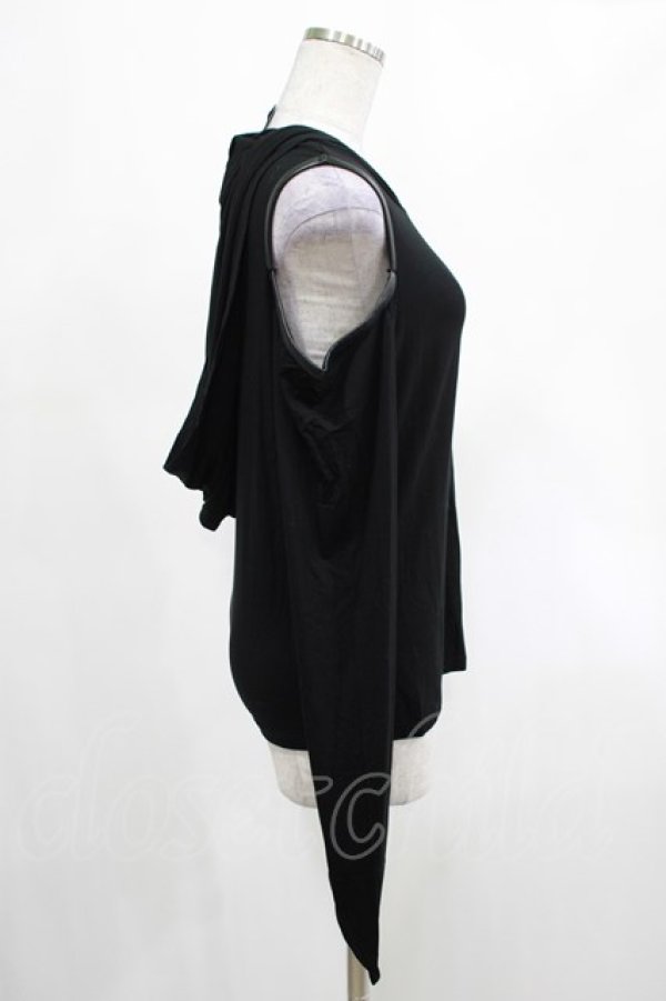 画像2: KILL STAR / Morwen Hooded Top L 黒 H-25-03-07-1031-SL-TO-KB-ZH (2)