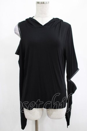 画像: KILL STAR / Morwen Hooded Top L 黒 H-25-03-07-1033-SL-TO-KB-ZH