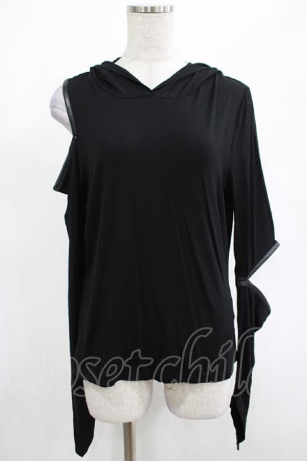 画像1: KILL STAR / Morwen Hooded Top L 黒 H-25-03-07-1033-SL-TO-KB-ZH (1)