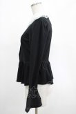 画像2: KILL STAR / Morgana Shirt XS 黒×白 H-25-03-07-1037-SL-BL-KB-ZH (2)