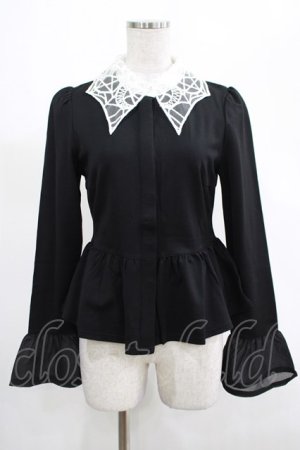画像: KILL STAR / Morgana Shirt XS 黒×白 H-25-03-07-1039-SL-BL-KB-ZH
