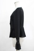 画像2: KILL STAR / Morgana Shirt XS 黒×白 H-25-03-07-1039-SL-BL-KB-ZH (2)