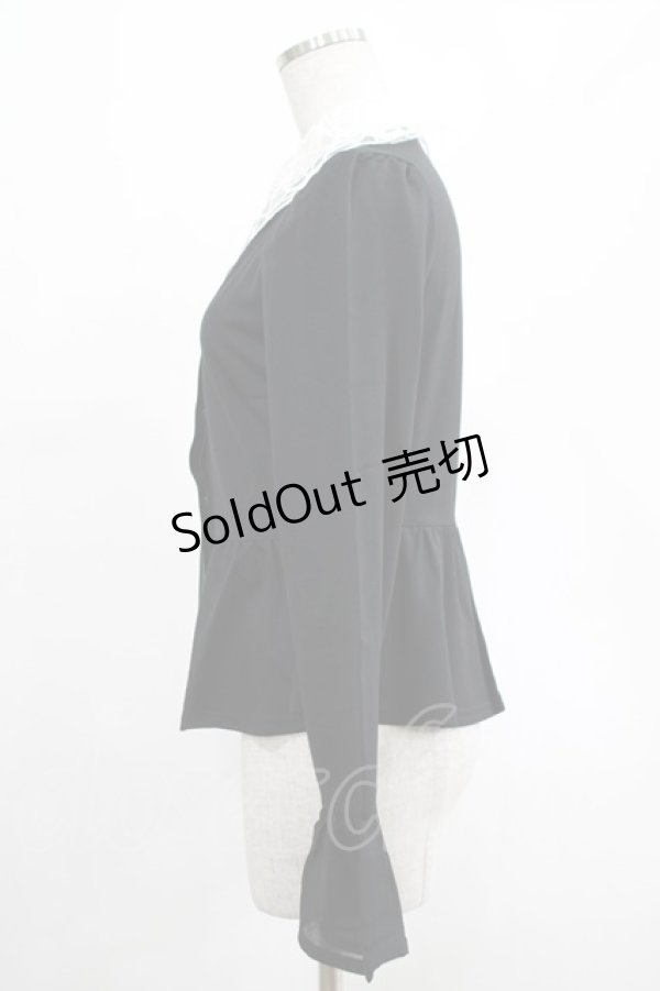 画像2: KILL STAR / Morgana Shirt XS 黒×白 H-25-03-07-1039-SL-BL-KB-ZH (2)