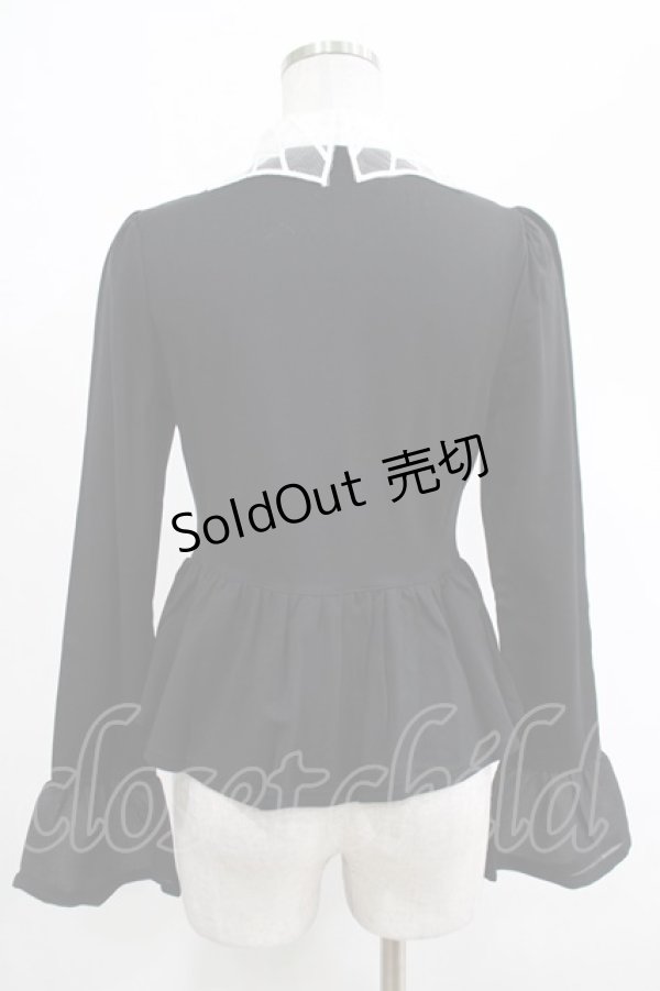 画像3: KILL STAR / Morgana Shirt XS 黒×白 H-25-03-07-1039-SL-BL-KB-ZH (3)