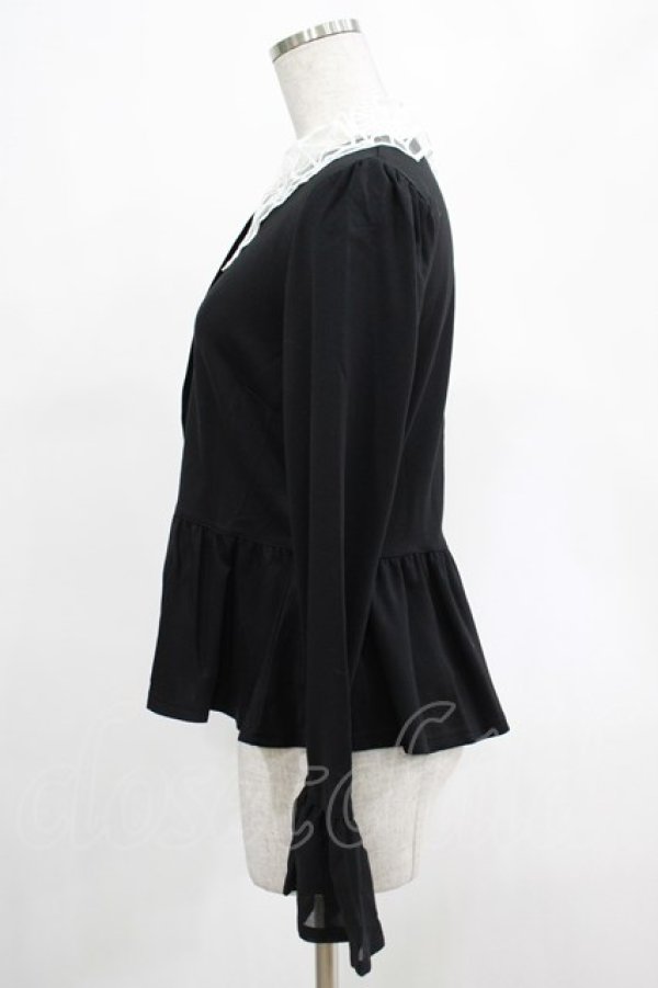 画像2: KILL STAR / Morgana Shirt S 黒×白 H-25-03-07-1041-SL-BL-KB-ZH (2)