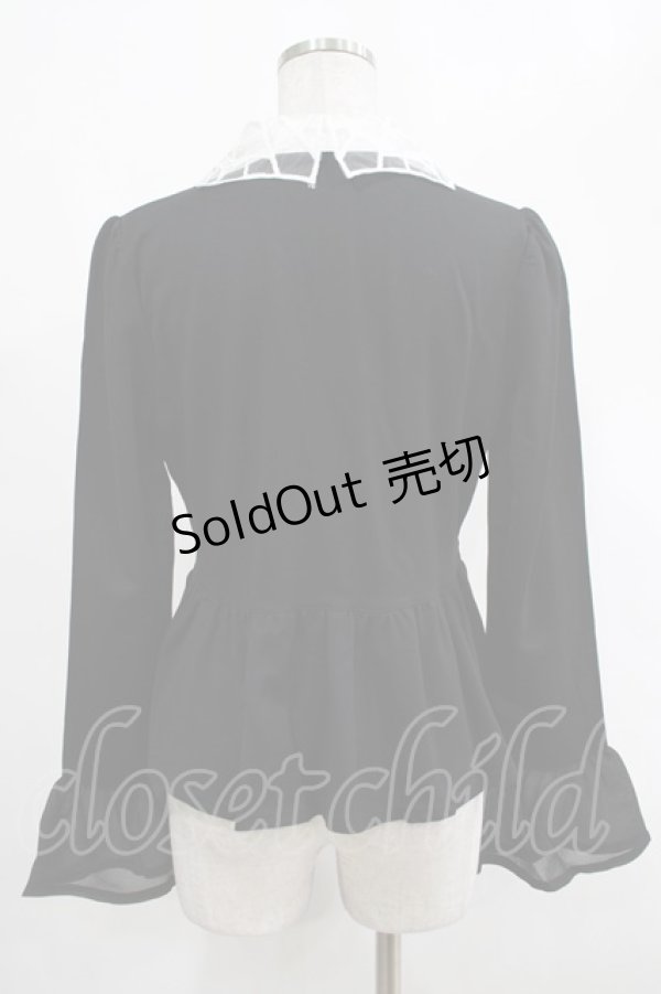 画像3: KILL STAR / Morgana Shirt S 黒×白 H-25-03-07-1043-SL-BL-KB-ZH (3)