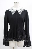 画像1: KILL STAR / Morgana Shirt M 黒×白 H-25-03-07-1047-SL-BL-KB-ZH (1)