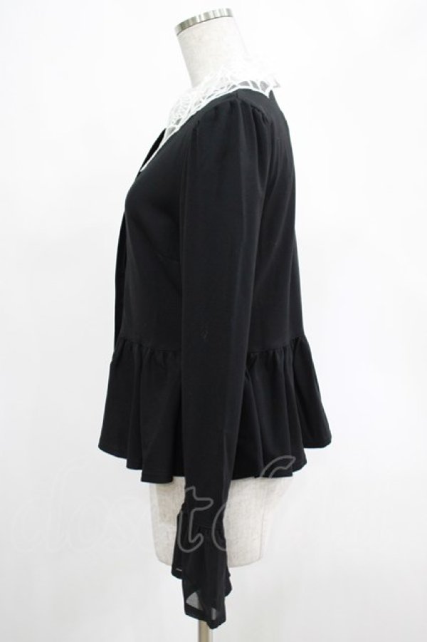 画像2: KILL STAR / Morgana Shirt M 黒×白 H-25-03-07-1047-SL-BL-KB-ZH (2)