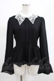 画像1: KILL STAR / Morgana Shirt M 黒×白 H-25-03-07-1049-SL-BL-KB-ZI (1)