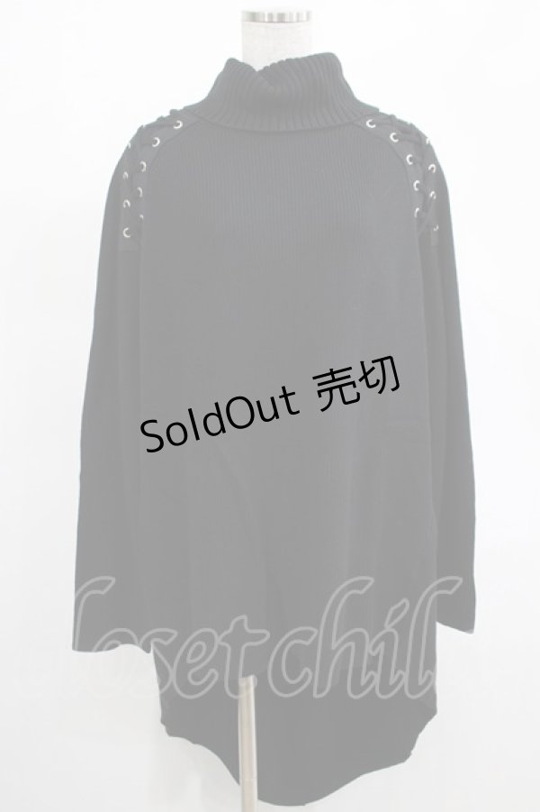 画像1: KILL STAR / Condemnation Knit Sweater S 黒 H-25-03-07-1055-SL-TO-KB-ZH (1)