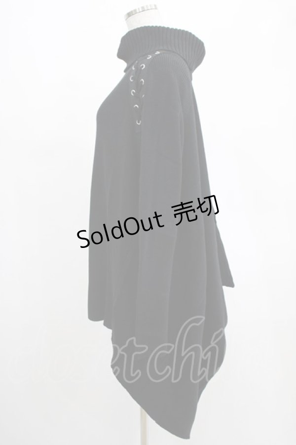 画像2: KILL STAR / Condemnation Knit Sweater S 黒 H-25-03-07-1055-SL-TO-KB-ZH (2)