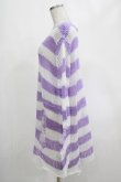 画像2: KILL STAR / Viola Knit Sweater M ホワイト×パープル H-25-03-07-1056-SL-TO-KB-ZH (2)