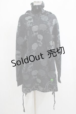 画像: KILL STAR / Tzompantli Oversized Hoodie XS 黒 H-25-03-07-1059-SL-TO-KB-ZY