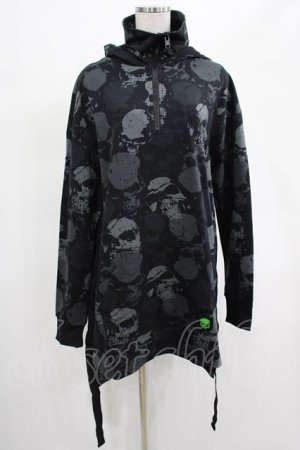画像: KILL STAR / Tzompantli Oversized Hoodie XS 黒 H-25-03-07-1061-SL-TO-KB-ZT129