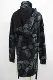 画像3: KILL STAR / Tzompantli Oversized Hoodie XS 黒 H-25-03-07-1061-SL-TO-KB-ZT129 (3)