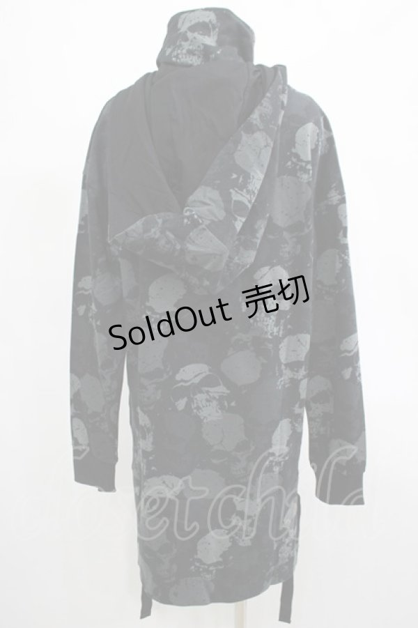 画像3: KILL STAR / Tzompantli Oversized Hoodie XS 黒 H-25-03-07-1061-SL-TO-KB-ZT129 (3)