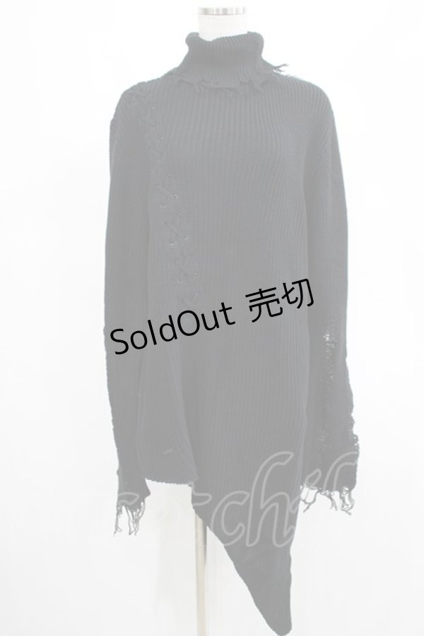 画像1: KILL STAR / Placebo Knit Sweater XS 黒 H-25-03-07-1062-SL-CO-KB-ZT182 (1)