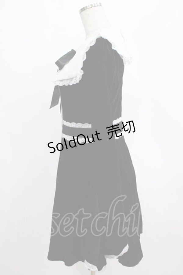 画像2: KILL STAR / Infinity Coven Long Sleeve Dress M 黒×白 H-25-03-07-1001-SL-OP-KB-ZH (2)