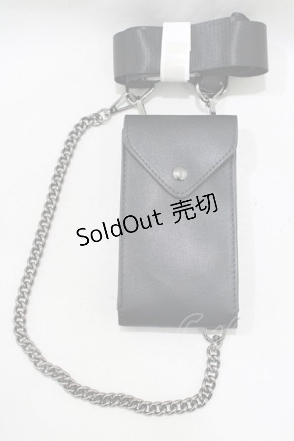 画像1: KILL STAR / Distortion Clouds Belt XL ブラック H-25-03-07-1082-SL-ZA-KB-ZH (1)