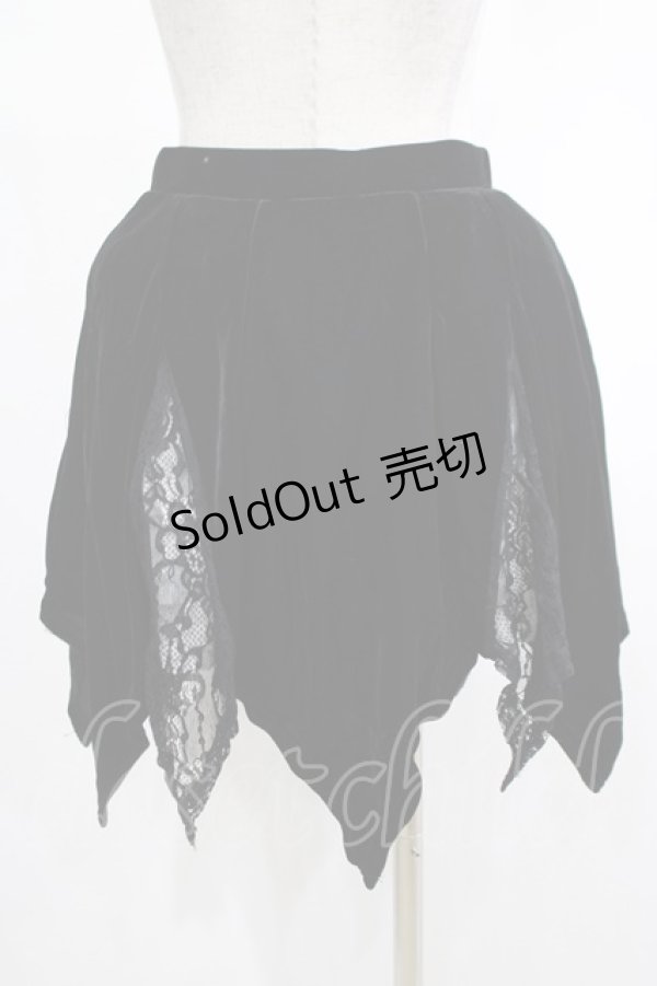 画像3: KILL STAR / Lester Velvet Mini Skirt XS 黒 H-25-03-07-1019-SL-SK-KB-ZH (3)