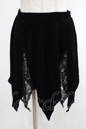 画像: KILL STAR / Lester Velvet Mini Skirt XS 黒 H-25-03-07-1020-SL-SK-KB-ZI