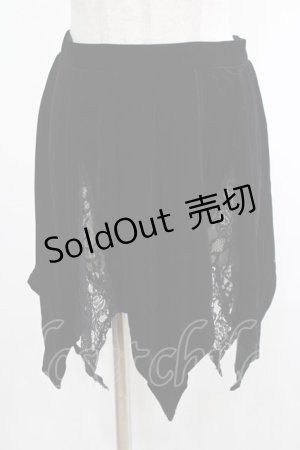 画像: KILL STAR / Lester Velvet Mini Skirt XS 黒 H-25-03-07-1020-SL-SK-KB-ZI