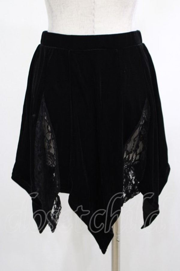 画像3: KILL STAR / Lester Velvet Mini Skirt XS 黒 H-25-03-07-1020-SL-SK-KB-ZI (3)