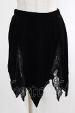 画像1: KILL STAR / Lester Velvet Mini Skirt XS 黒 H-25-03-07-1021-SL-SK-KB-ZI (1)