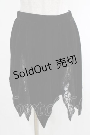 画像: KILL STAR / Lester Velvet Mini Skirt XS 黒 H-25-03-07-1021-SL-SK-KB-ZI