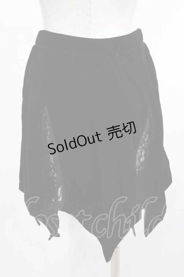 画像3: KILL STAR / Lester Velvet Mini Skirt XS 黒 H-25-03-07-1021-SL-SK-KB-ZI (3)
