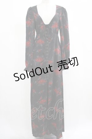 画像: KILL STAR / Hail Pandora Maxi Dress S ブラック H-25-03-07-1023-SL-OP-KB-ZH
