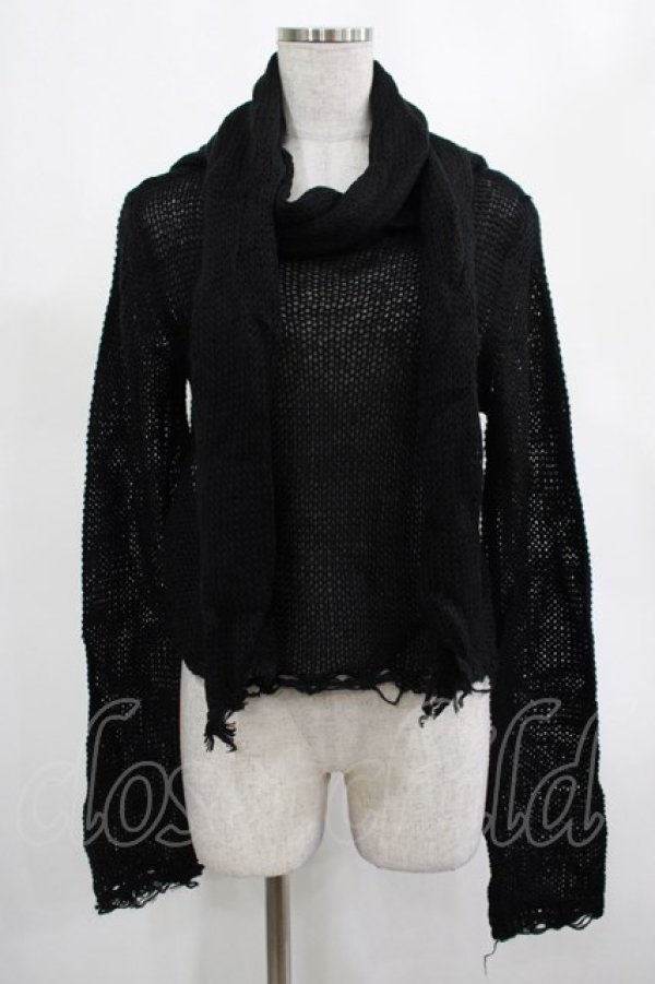 画像1: KILL STAR / Aillean Hooded Wrap Top S 黒 H-25-03-07-1027-SL-TO-KB-ZH (1)