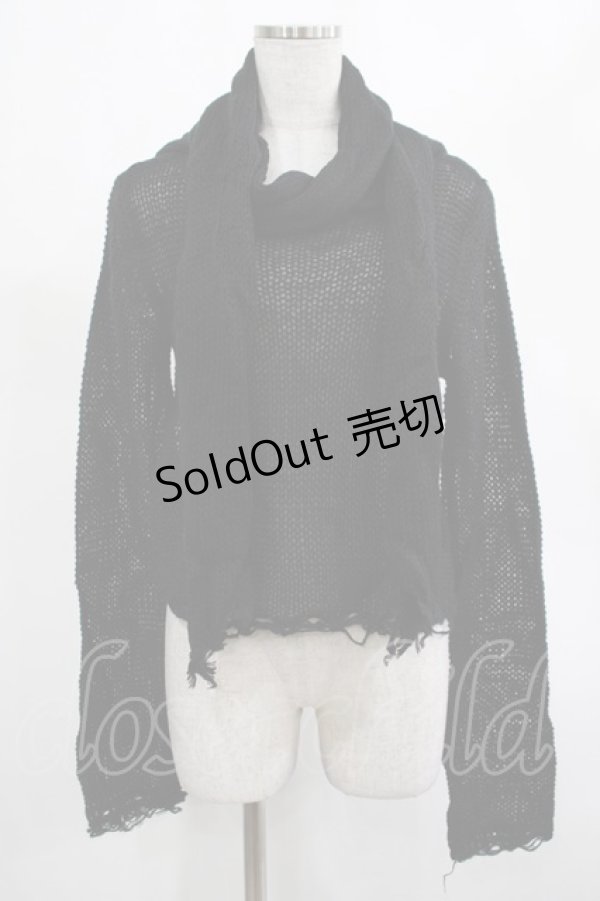 画像1: KILL STAR / Aillean Hooded Wrap Top S 黒 H-25-03-07-1027-SL-TO-KB-ZT195 (1)