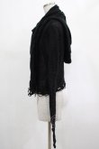 画像2: KILL STAR / Aillean Hooded Wrap Top S 黒 H-25-03-07-1027-SL-TO-KB-ZH (2)