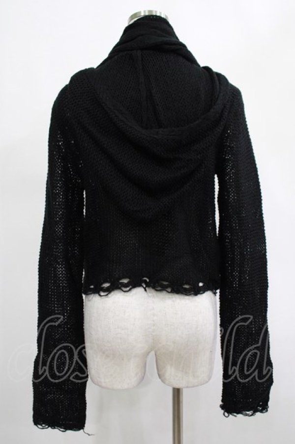 画像3: KILL STAR / Aillean Hooded Wrap Top S 黒 H-25-03-07-1027-SL-TO-KB-ZH (3)