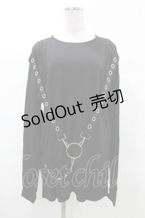 画像: KILL STAR / Ruckus Long Sleeve Top S 黒 H-25-03-08-056-SL-TO-KB-OS