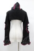 画像2: DARK IN LOVE / Gothic lolita bell sleeves wooly cape M 黒 H-25-03-08-059-PU-TO-KB-ZH (2)