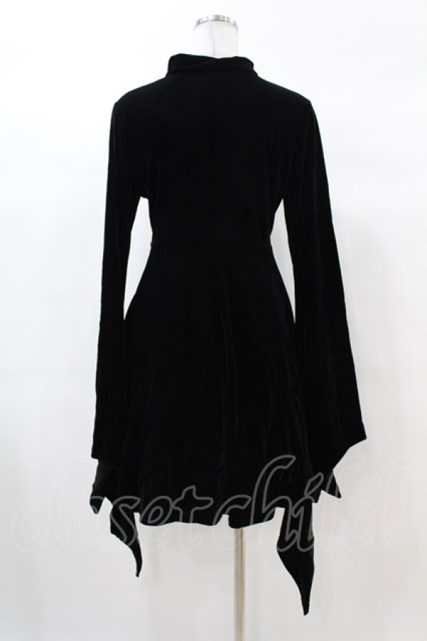 画像2: KILL STAR / Grimina Velvet Sorcery Dress S 黒 H-25-03-08-008-SL-OP-KB-ZY (2)