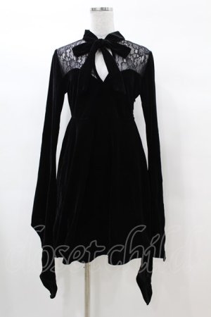 画像: KILL STAR / Grimina Velvet Sorcery Dress S 黒 H-25-03-08-009-SL-OP-KB-ZH