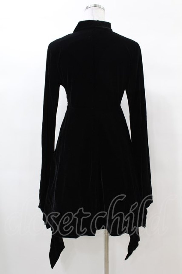 画像2: KILL STAR / Grimina Velvet Sorcery Dress S 黒 H-25-03-08-009-SL-OP-KB-ZH (2)