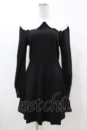 画像: KILL STAR / Mystra Collar Dress S 黒×白 H-25-03-08-011-SL-OP-KB-ZH